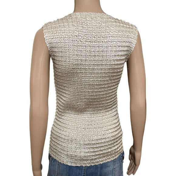 Nicola Gold Blouse Size Medium - Picture 3 of 3